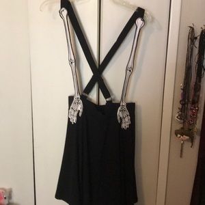 Skeleton Suspender Skirt